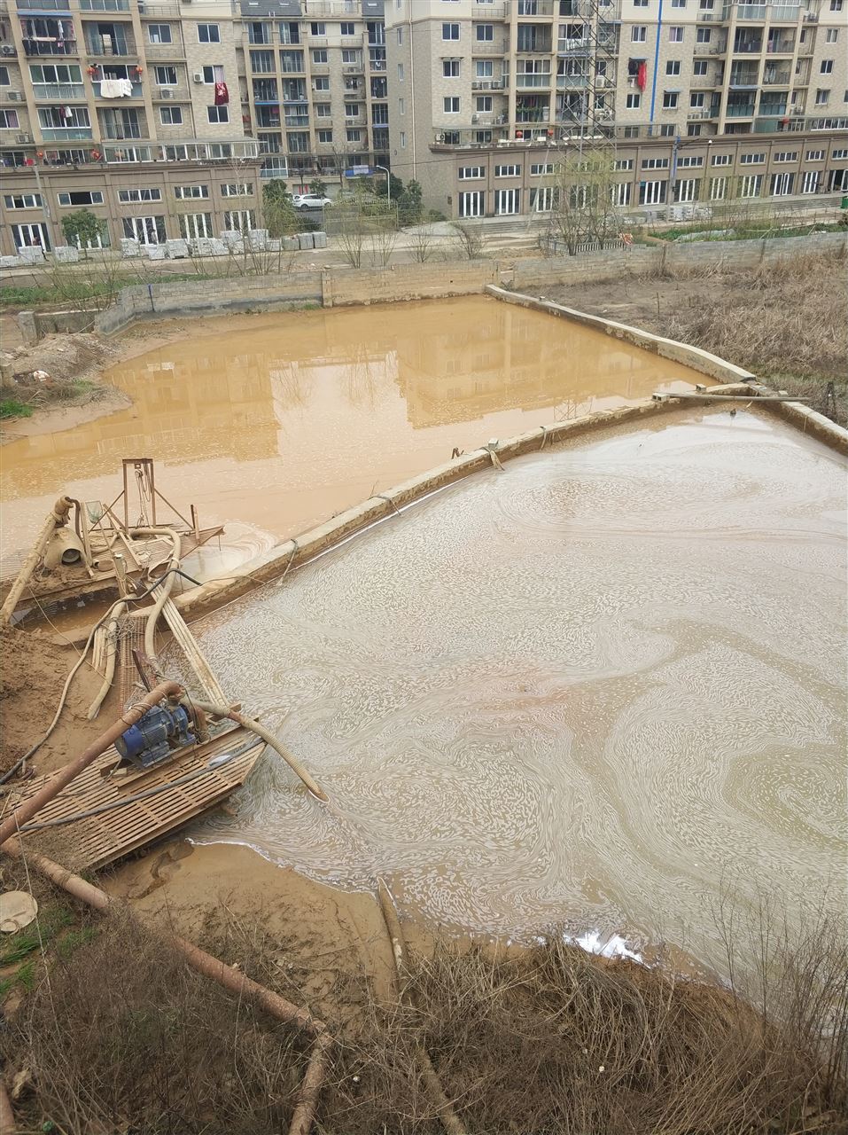 长清沉淀池淤泥清理-厂区废水池淤泥清淤