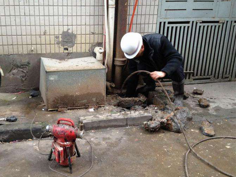 长清疏通下水道-洗菜池疏通